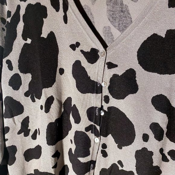 Oliver Perry Silk-Blend Button Down Cardigan - Picture 4 of 4